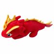 SnugArooz Fire the Dragon Plush Dog Toy 12  For Sale