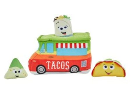 Outward Hound Hide A Taco Truck Plush Dog Puzzle Toy  Multicolor Cheap