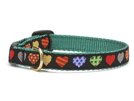 Up Country Colorful Hearts Cat Collar Online