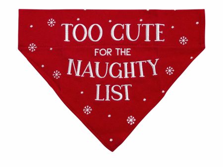 Pearhead  Too Cute For the Naughty List  Bandana Online Sale