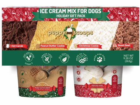 Puppy Cake Scoops Ice Cream Mix Holiday Gift Pack Asst Flavor 4pk Online Sale