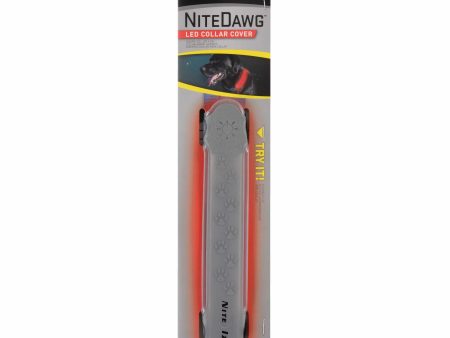 Nite Ize NiteDawg LED Collar Cover - Grey Fashion