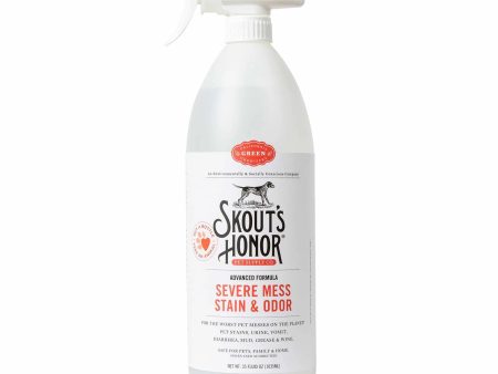 Skout s Honor Severe Mess Stain & Odor - Advanced Formula (Dog) 35oz Online Sale