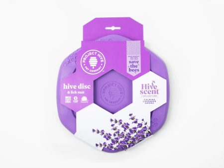 Project Hive Calming Lavender Scent Hive Disc & Lick Mat Supply