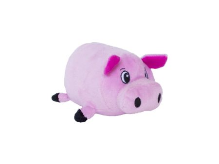 Outward Hound Fattiez Pig Plush Dog Toy Pink Small Sale