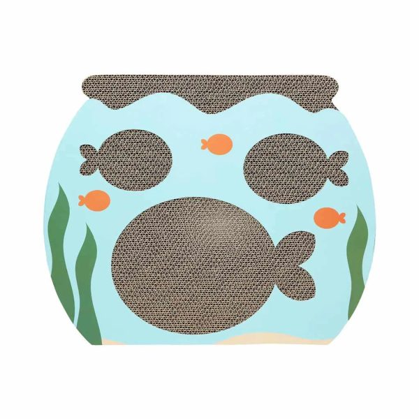 Pearhead Fish Tank Cat Scratch Pad Hot on Sale