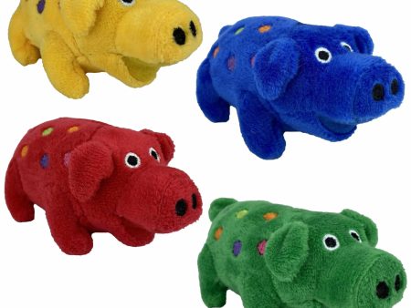 Multipet Minipet Plush Globlet Dog Toy Assorted Colors 4.5  Discount