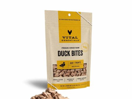 Vital Essentials(R) Freeze-Dried Duck Bites Dog Treats, Cheap