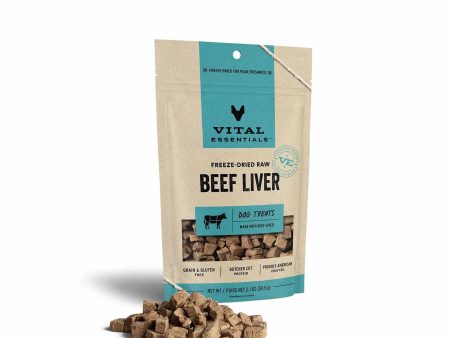 Vital Essentials(R) Freeze-Dried Beef Liver Dog Treats, 2.1 oz Cheap