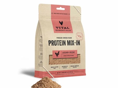 Vital Essentials(R) Freeze-Dried Raw Chicken Protein Mix-In Ground Topper for Dogs, 6 oz Fashion