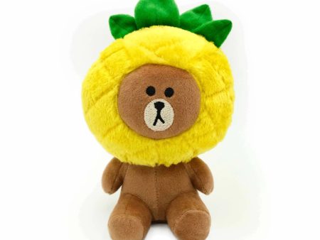 ZippyPaws Brown Plush - Pineapple Party Fashion