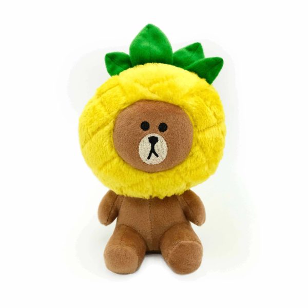 ZippyPaws Brown Plush - Pineapple Party Fashion