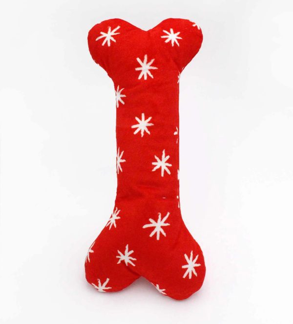 ZippyPaws Holiday Jigglerz(R) Festive Bone Plush Dog Toy Online Sale