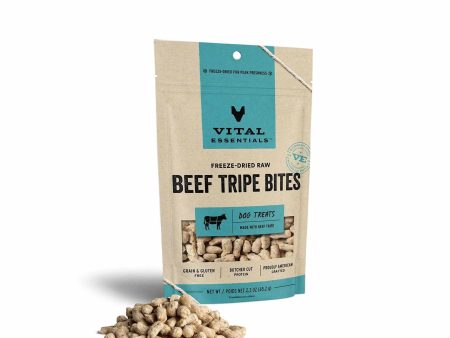 Vital Essentials(R) Freeze-Dried Beef Tripe Bites Dog Treats, on Sale