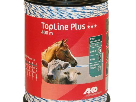 Ako Fil de Clôture Topline Plus Blanc Bleu on Sale