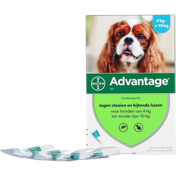 Advantage 100 Spot-On Chien 4-10 Kg Sale