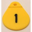 Agradi Plaque d Identification 1-25 Jaune Online now