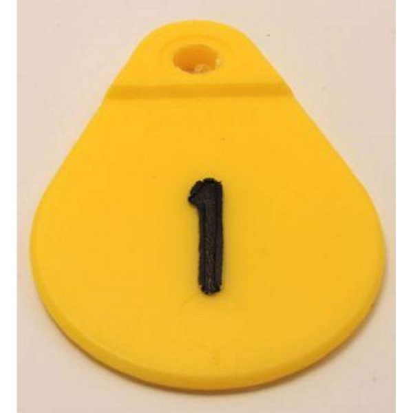 Agradi Plaque d Identification 1-25 Jaune Online now