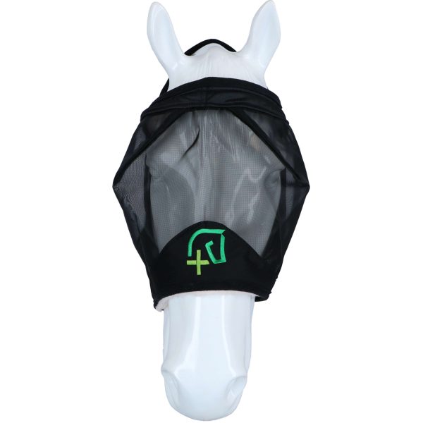 Agradi Horse Masque Anti-Mouches Fine Mesh sans Oreilles Noir For Sale