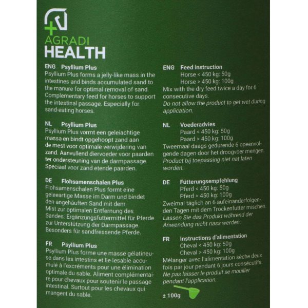 Agradi Health Psyllium Anti-Sable Plus Hot on Sale