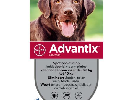 Advantix 400 2000 Spot-On Chien 25-40kg For Sale