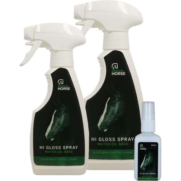 Agradi Horse Spray Hi Gloss + Pulvérisateur For Discount