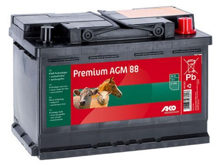 Ako Batterie de Clôture Premium AGM Supply