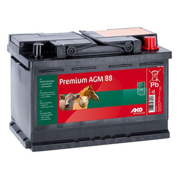 Ako Batterie de Clôture Premium AGM Supply