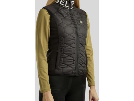 Rebel Bodywarmer Logo Printed Hybrid Zwart Sale