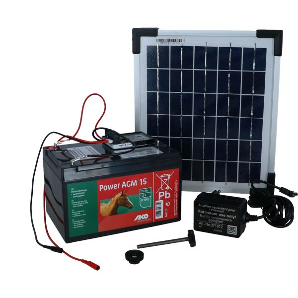 Ako Solar-Set AGM Accu 5 Watt Online now