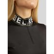 Rebel Shirt Baselayer Logo Collar Zwart Fashion