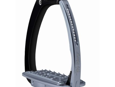 Tech Stirrups Stijgbeugels Venice Sloped Evo Swarovski Zwart Titanium Online Sale