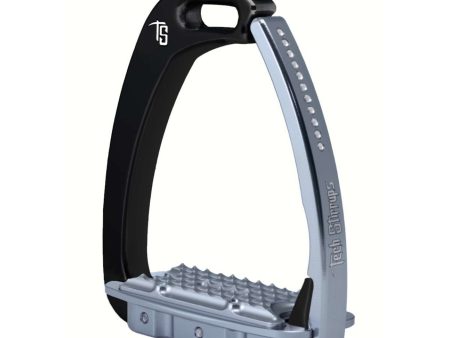 Tech Stirrups Stijgbeugels Venice Swarovski Kind Zwart Titanium on Sale