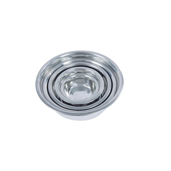 Weatherbeeta Dog Bowl Stainless Stell Silver Cheap