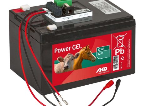 Ako Batterie Gel pour Clôture 12Ah 12V Noir For Sale