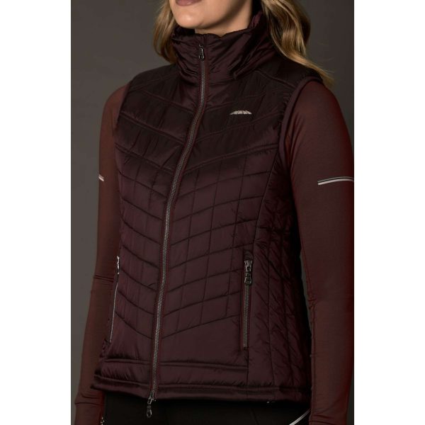 Weatherbeeta Bodywarmer Gia Puffer Mulberry Discount