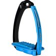 Tech Stirrups Stijgbeugels Venice Sloped Evo Swarovski Zwart Blauw Online