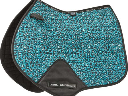 Weatherbeeta Zadeldekje Prime Leopard Springen Turquoise Luipaard on Sale