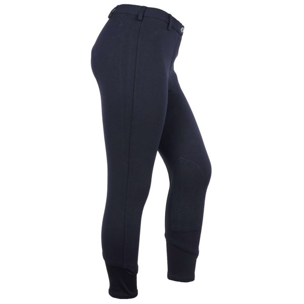 Saddlehugger Rijbroek Knee Patch Dames Navy Hot on Sale