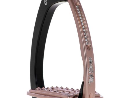 Tech Stirrups Stijgbeugels Venice Sloped Evo Swarovski Zwart Rosegoud For Sale