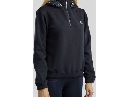 Rebel Hoodie Quarter Zip Logo Navy For Discount