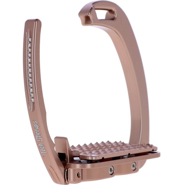 Tech Stirrups Stijgbeugels Venice Plus Swarovski Dressuur Rosegoud Hot on Sale