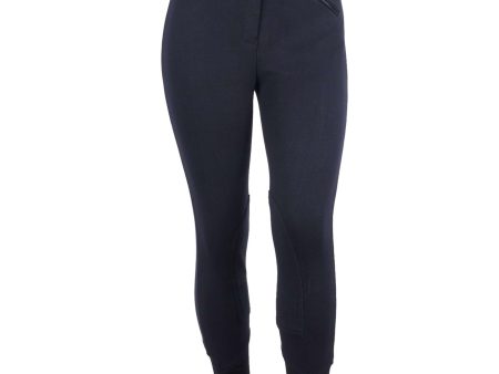 Saddlehugger Rijbroek Knee Patch Dames Navy Hot on Sale