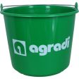 Agradi Seau avec Logo Vert 12L Vert Supply