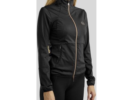 Rebel Jack Softshell Rosegold Crystals Zwart For Discount