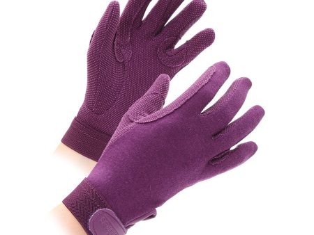 Shires Rijhandschoenen Newbury Volwassenen Purple on Sale