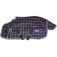 Weatherbeeta Deken Saxon 1200D PP Stable Standard Neck Medium Navy Plaid Sale