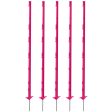 Ako Piquet de Prairie Plastique 156cm 5 Pièces Rose For Cheap