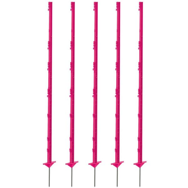 Ako Piquet de Prairie Plastique 156cm 5 Pièces Rose For Cheap