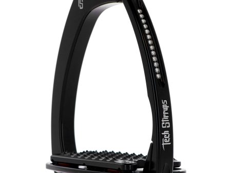 Tech Stirrups Stijgbeugels Venice Plus Swarovski Dressuur Zwart Zwart Online Sale